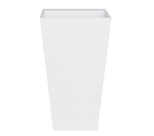 Раковина для ванной Besco Vera 40х50х85 см напольная Mineral DuraBe белый глянцевый #UMD-V-WO