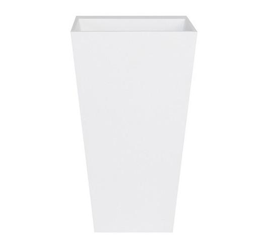 Раковина для ванной Besco Vera 40х50х85 см напольная Mineral DuraBe белый глянцевый #UMD-V-WO