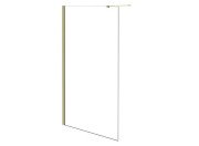 Душевая перегородка Besco Eco-N Walk in 90х195 см профиль золото/прозрачное стекло ENG-90-195C