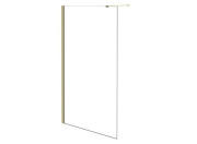 Душевая перегородка Besco Eco-N Walk in 90х195 см профиль золото/прозрачное стекло ENG-90-195C