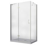 Душевая кабина Besco Viva 120х80 см левая профиль хром/стекло прозрачное VPL-128-195C