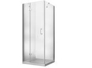 Душова кабіна Besco Viva 90х90 см ліва профіль хром/скло прозоре VKL-90-195-C