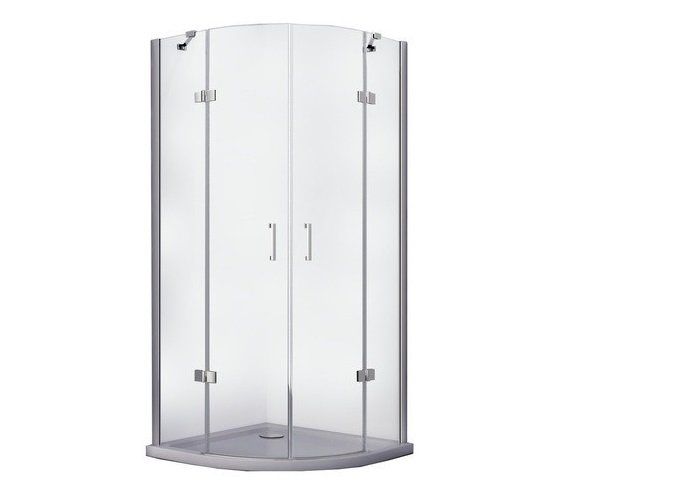 Душова кабіна Besco Viva 90х90 см профіль хром/скло прозоре VP-90-195-C
