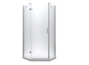 Душевая кабина Besco Viva 90х90 см левая профиль хром/стекло прозрачное V5L-90-195-C