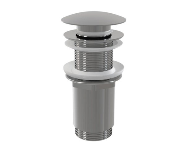 Донний клапан для раковини Besco клік-клак хром OAU-KKC