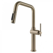 Смеситель для кухни Gessi Habito под фильтр с выдвижной лейкой нержавеющая сталь 60852#149