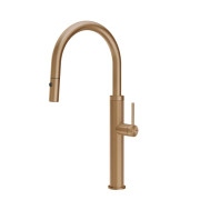 Смеситель для кухни Gessi Cesello с выдвижной лейкой бронза брашированная 60026#726