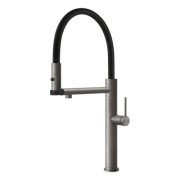 Смеситель для кухни Gessi Cesello с выдвижной лейкой нержавеющая сталь полированная 60214#239