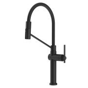 Смеситель для кухни Gessi Habito с выдвижной лейкой матовый черный 60664#299