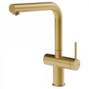 Смеситель для кухни Gessi Inedito под фильтр однорычажный золото брашированное 60571#716