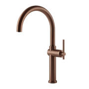 Смеситель для кухни Gessi Habito однорычажный медь брашированная 60670#708