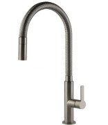 Смеситель для кухни Gessi Mesh с выдвижной лейкой нержавеющая сталь 60003#149