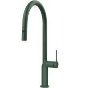 Змішувач для кухні Gessi Stelo одноважільний з висувною лійкою матова агава 60303#276
