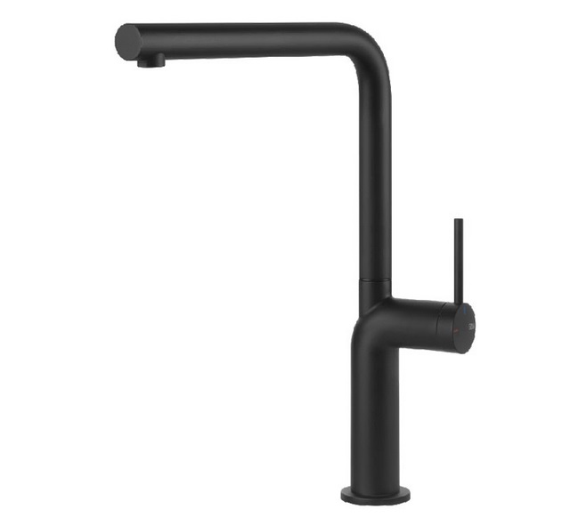 Змішувач для кухні Gessi Stelo одноважільний матовий чорний 60309#299