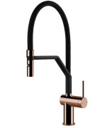Смеситель для кухни Gessi Inedito с вытяжной лейкой медь 60429#030