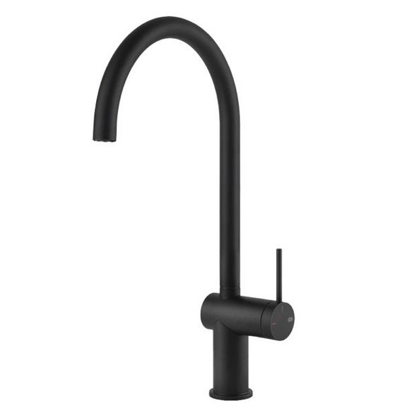 Смеситель для кухни Gessi Inedito однорычажный матовый черный 60411#299