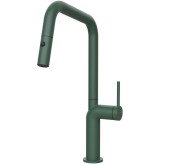 Смеситель для кухни Gessi Stelo с выдвижной лейкой однорычажный матовая агава 60307#276
