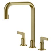 Смеситель для кухни Gessi Inciso на 3 отверстия латунь брашированная 58701#727