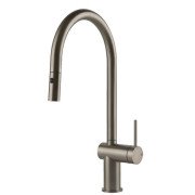 Смеситель для кухни Gessi Inedito с выдвижной лейкой нержавеющая сталь 60413#149