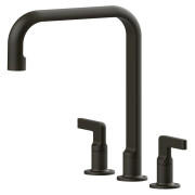 Змішувач для кухні Gessi Inciso на 3 отвори зістарена бронза 58701#187