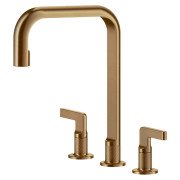 Смеситель для кухни Gessi Inciso на 3 отверстия бронза брашированная 58701#726