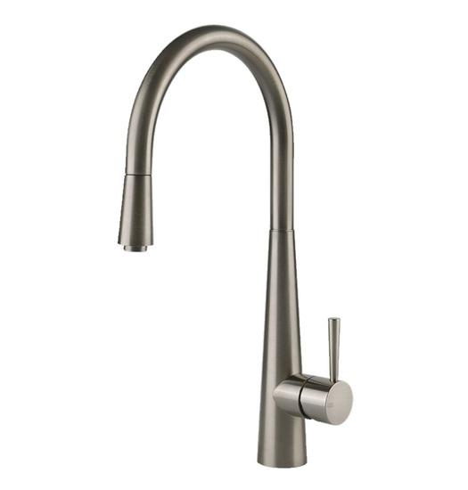 Смеситель для кухни Gessi Just с выдвижной лейкой нержавеющая сталь 20577#149
