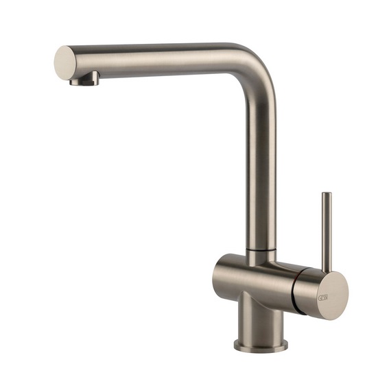 Смеситель для кухни Gessi Acciaio однорычажный нержавеющая сталь полированная 60596#239