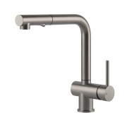 Смеситель для кухни Gessi Acciaio c выдвижной лейкой нержавеющая сталь полированная 60600#239