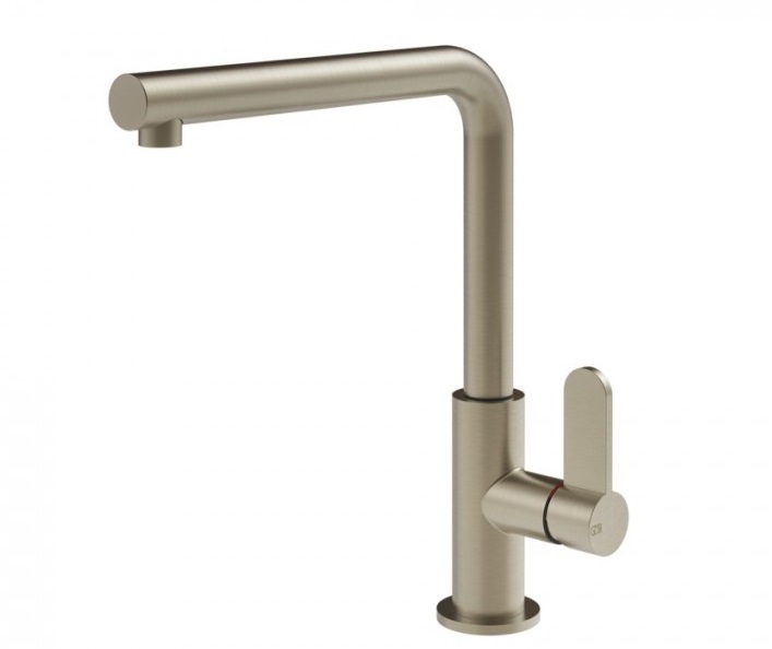 Змішувач для кухні Gessi Helium одноважільний нержавіюча сталь 50105#149