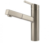 Змішувач для кухні Gessi Thalium з висувною лійкою нержавіюча сталь 60533#149