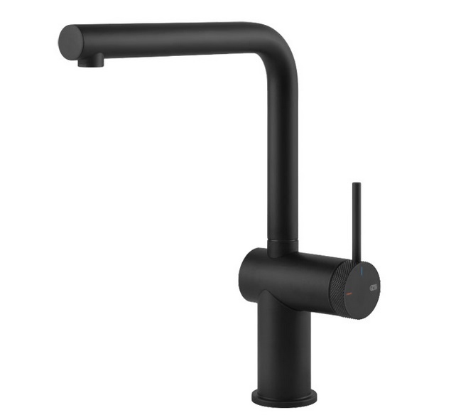 Змішувач для кухні Gessi Inedito одноважільний матовий чорний 60471#299