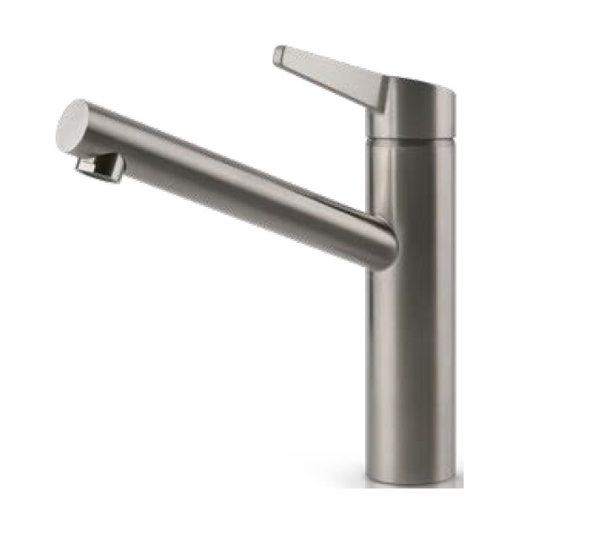 Смеситель для кухни Gessi Acciaio однорычажный нержавеющая сталь полированная 60632#239