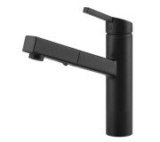 Смеситель для кухни Gessi Thalium с выдвижной лейкой матовый черный 60535#299