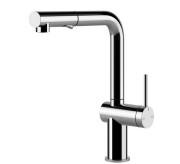 Смеситель для кухни Gessi Inedito с выдвижной лейкой однорычажный хром 60435#031