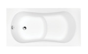 Ванна акриловая Besco Aria 120х70 см глянцевый белый #WAR-120-PA