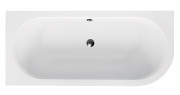 Ванна акриловая Besco Avita 170х75 см левосторонняя глянцевый белый #WAV-170-NL