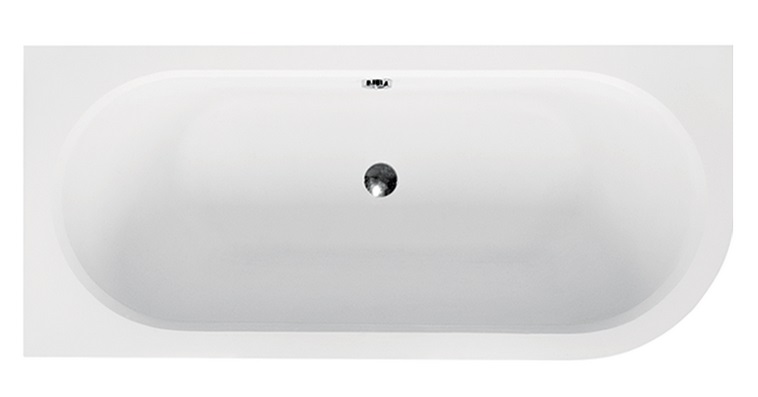 Ванна акриловая Besco Avita 180х80 см левосторонняя глянцевый белый #WAV-180-NL