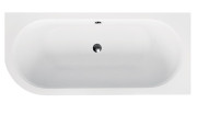Ванна акриловая Besco Avita 150х75 см правосторонняя глянцевый белый #WAV-150-NP