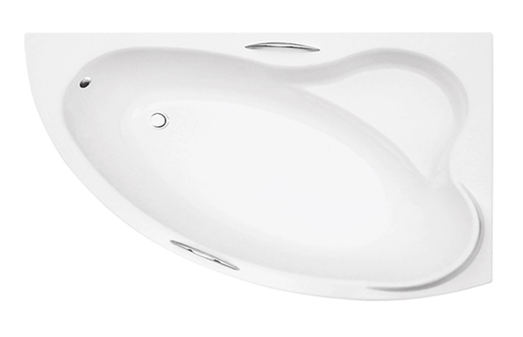 Ванна акрилова Besco Ada 160х100 см глянцевий білий #WAA-160-NP