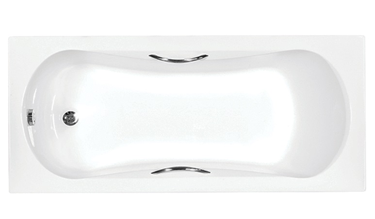 Ванна акриловая Besco Aria 170х70 см с ручками глянцевый белый #WAA-170-PU