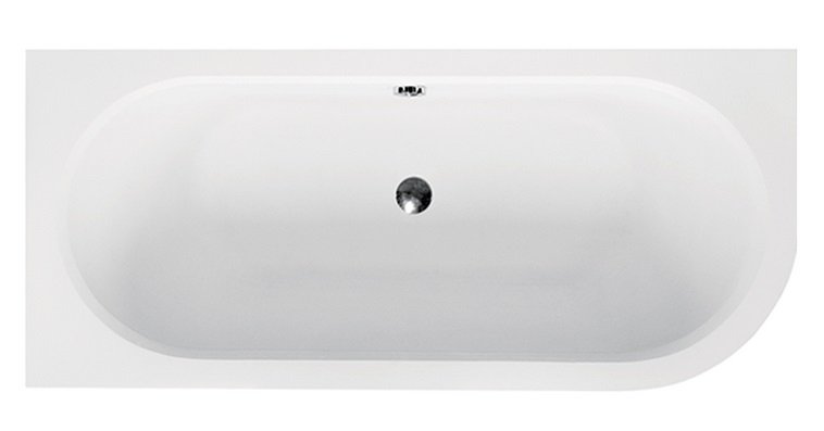 Ванна акриловая Besco Avita 150х75 см левосторонняя глянцевый белый #WAV-150-NL