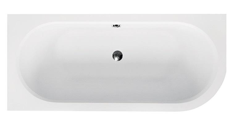 Ванна акриловая Besco Avita 180х80 см левосторонняя глянцевый белый #WAV-180-NL