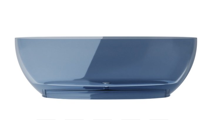 Ванна Besco Mexa 170х78 см с сифоном клик-клак хром ResiCast Blue Wave #WAM-170-BWC