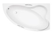 Ванна акриловая Besco Ada 160х100 см правосторонняя глянцевый белый #WAA-160-NP