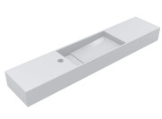 Раковина для ванной Miraggio Toni 105х22 см литой мрамор Miramarble белый 8814593