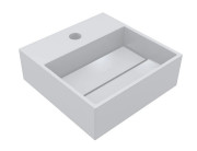 Раковина для ванной Miraggio Toni 30х30 см литой мрамор Miramarble белый 8814241