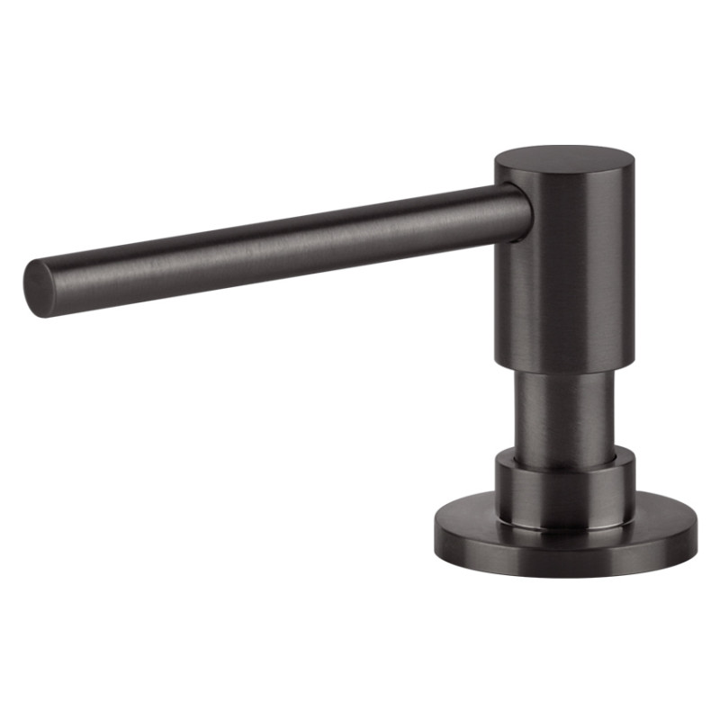 Диспенсер для миючого засобу Gessi врізний 250 мл чорний метал брашований 29660#707