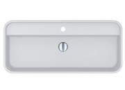 Раковина для ванной Miraggio Ocean 90,1х40,1 см литой мрамор Miramarble белый матовый 8814009