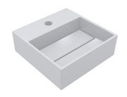 Раковина для ванной Miraggio Toni 30х30 см литой мрамор Miramarble белый 8814241