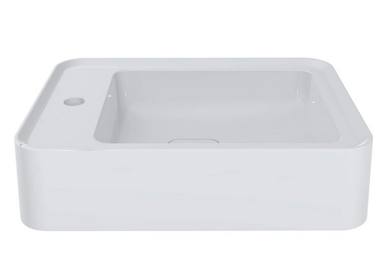 Раковина для ванної Miraggio Marrakesh R 51,9х38 см литий мармур Miramarble білий 8814254